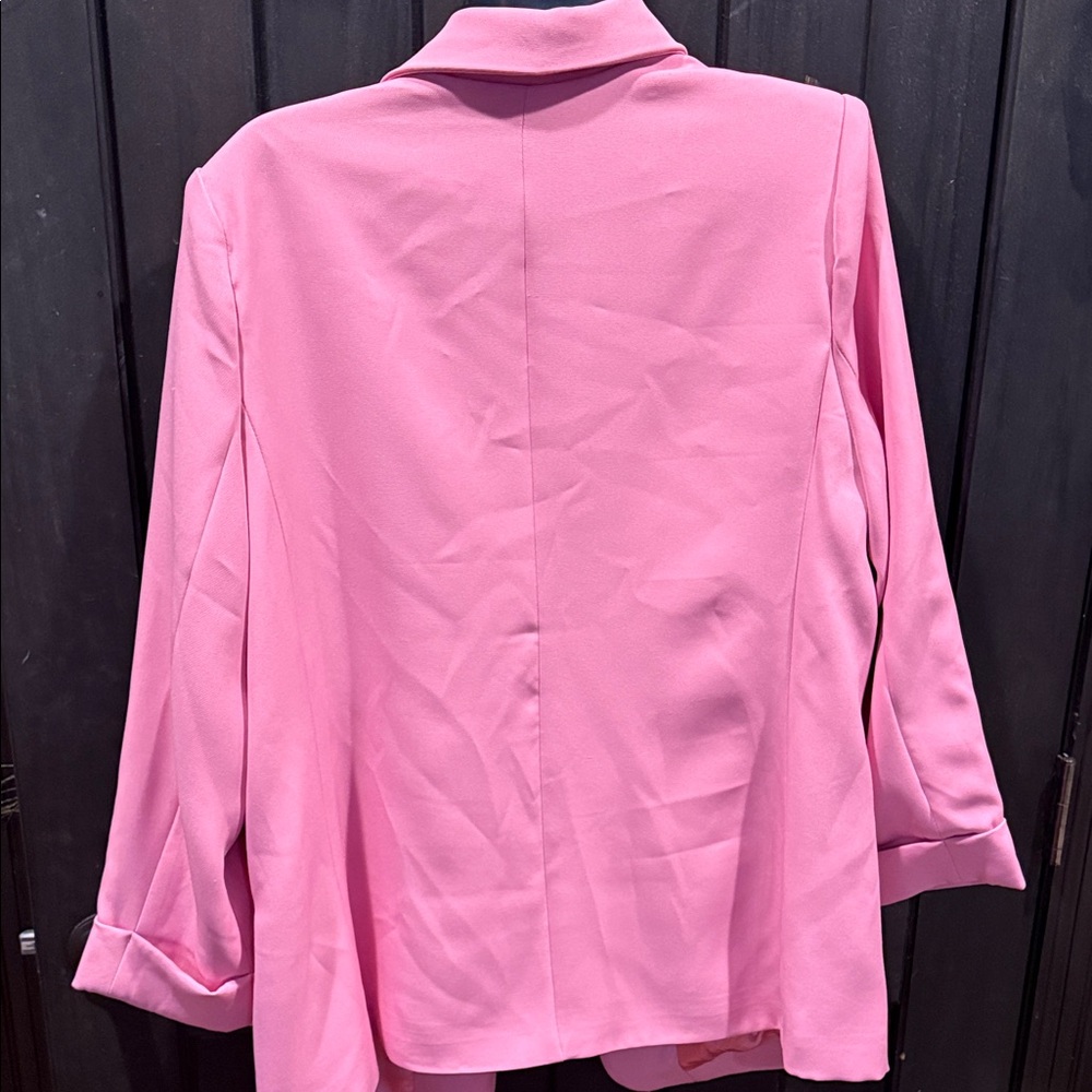 Zenana Outfitters Pink Blazer - Picture 5 of 5